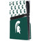 Michigan State University Spartans MSU Split PS5 Pro Disk Console Skin
