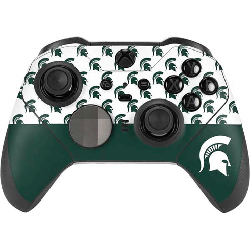 Michigan State University Spartans MSU Split Xbox Elite Wireless Controller Series 2 Skin