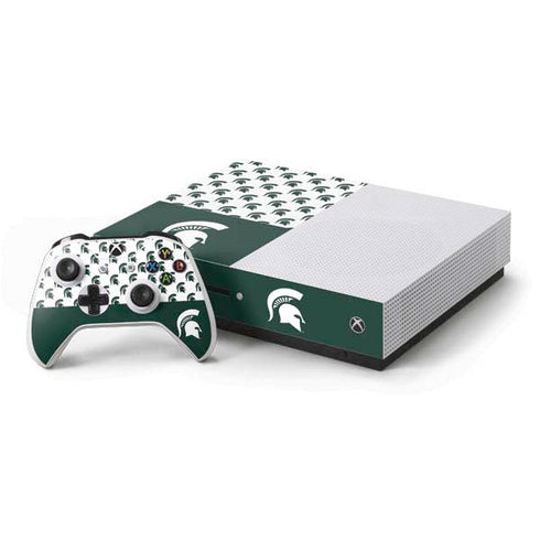 Michigan State University Spartans MSU Split Xbox One Skins