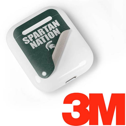 Michigan State University Spartans Nation Apple AirPods Skin