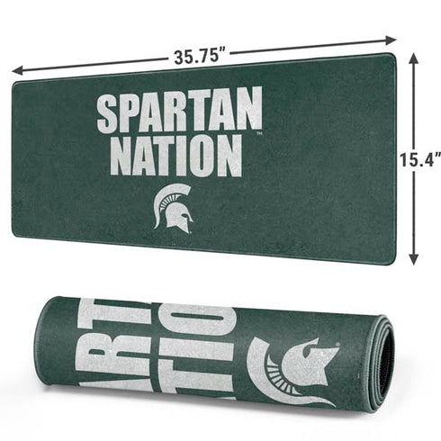 Michigan State University Spartans Nation Gaming Mouse Pad