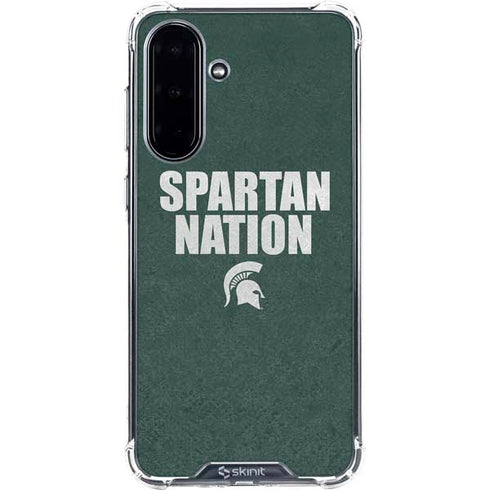 Michigan State University Spartans Nation Galaxy A36 5G Clear Case