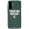 Michigan State University Spartans Nation Galaxy A36 5G Clear Case