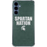 Michigan State University Spartans Nation Galaxy A55 5G Clear Case