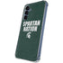 Michigan State University Spartans Nation Galaxy A55 5G Clear Case