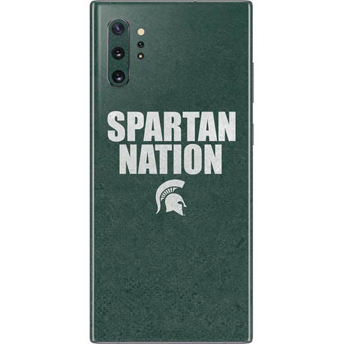 Michigan State University Spartans Nation Galaxy Note 10 Plus Skin