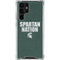 Michigan State University Spartans Nation Galaxy S23 Ultra Clear Case