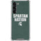 Michigan State University Spartans Nation Galaxy S24 FE Clear Case
