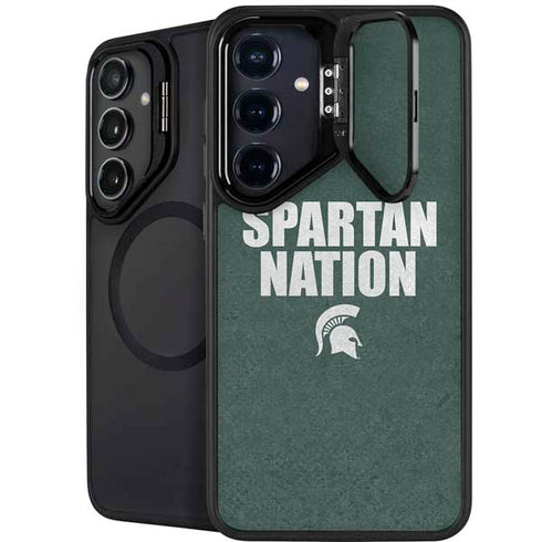 Michigan State University Spartans Nation Galaxy S24 FE Kickstand Case