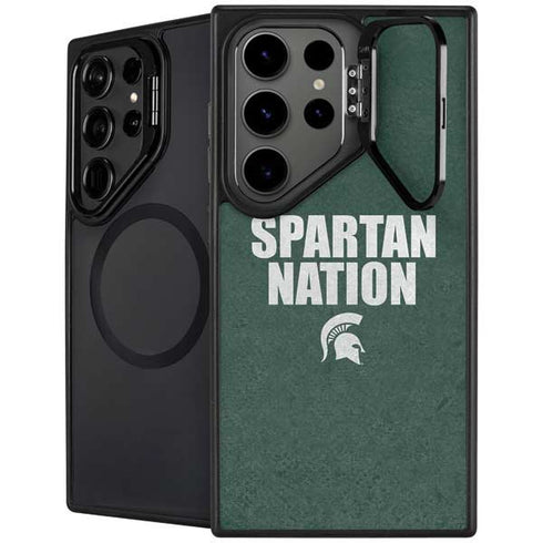 Michigan State University Spartans Nation Galaxy S25 Ultra Kickstand Case