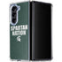 Michigan State University Spartans Nation Galaxy Z Fold5 5G Clear Case