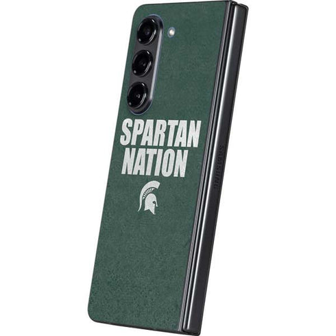 Michigan State University Spartans Nation Galaxy Z Fold5 5G Skin