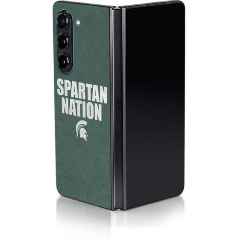 Michigan State University Spartans Nation Galaxy Z Fold5 5G Skin