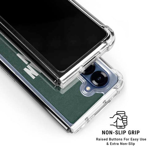 Michigan State University Spartans Nation Galaxy Z Fold6 Clear Case