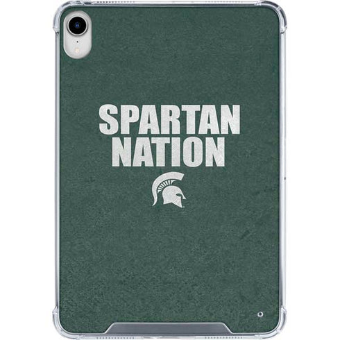 Michigan State University Spartans Nation iPad 11th Gen (2025) Clear Case