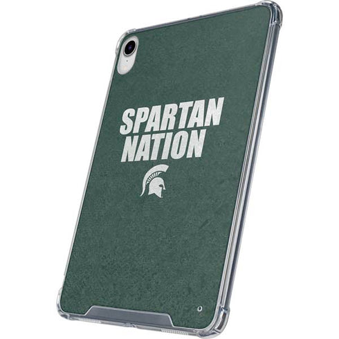 Michigan State University Spartans Nation iPad 11th Gen (2025) Clear Case