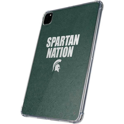 Michigan State University Spartans Nation iPad Pro 11in (2024) Clear Case