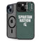 Michigan State University Spartans Nation iPhone 13 Kickstand Case