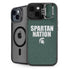 Michigan State University Spartans Nation iPhone 14 Plus Kickstand Case