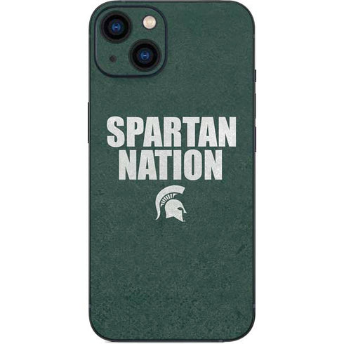 Michigan State University Spartans Nation iPhone Skins
