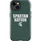 Michigan State University Spartans Nation iPhone 15 Impact Case