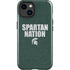 Michigan State University Spartans Nation iPhone 15 Impact Case