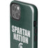 Michigan State University Spartans Nation iPhone 15 Impact Case