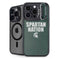 Michigan State University Spartans Nation iPhone 15 Pro Max Kickstand Case