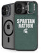 Michigan State University Spartans Nation iPhone 16 Kickstand Case