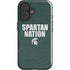 Michigan State University Spartans Nation iPhone 16 Plus Impact Case