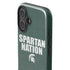 Michigan State University Spartans Nation iPhone 16 Plus Impact Case