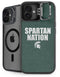 Michigan State University Spartans Nation iPhone 16 Plus Kickstand Case