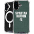 Michigan State University Spartans Nation iPhone 16 Plus MagSafe Case