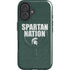 Michigan State University Spartans Nation iPhone 16 Plus Magsafe Impact Case