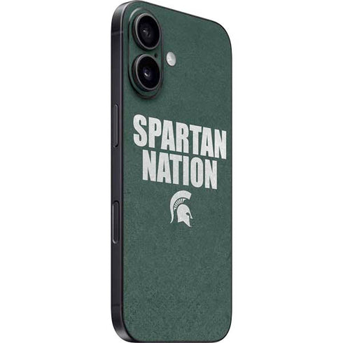 Michigan State University Spartans Nation iPhone 16 Plus Skin