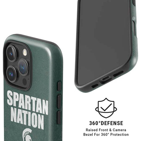 Michigan State University Spartans Nation iPhone 16 Pro Magsafe Impact Case