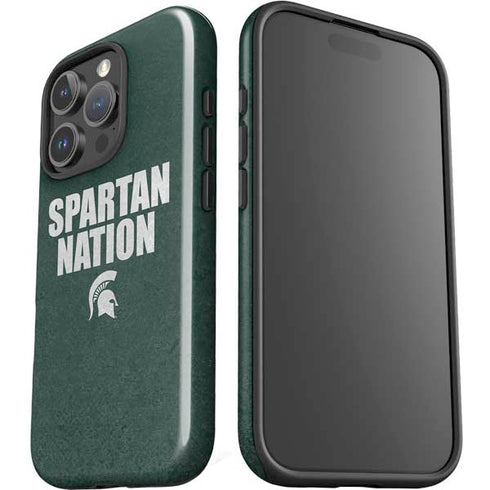 Michigan State University Spartans Nation iPhone 16 Pro Max Impact Case