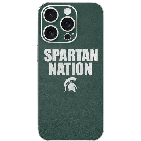 Michigan State University Spartans Nation iPhone 16 Pro Skin