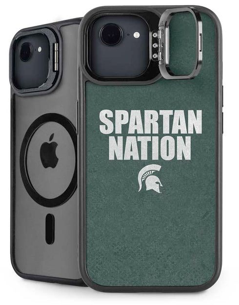 Michigan State University Spartans Nation iPhone 16e Kickstand Case