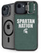 Michigan State University Spartans Nation iPhone 16e Kickstand Case