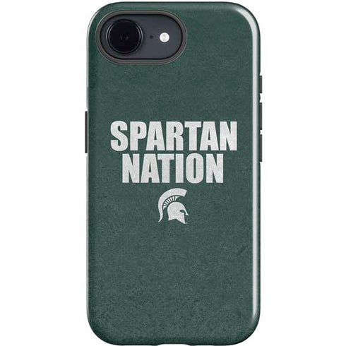 Michigan State University Spartans Nation iPhone 16e Impact Case