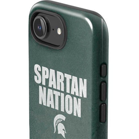 Michigan State University Spartans Nation iPhone 16e Impact Case