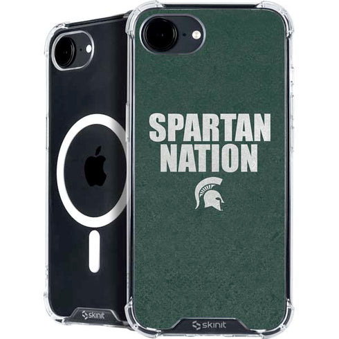 Michigan State University Spartans Nation iPhone 16e MagSafe Case