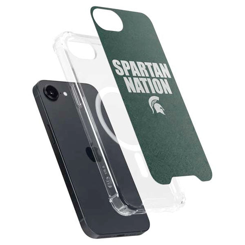Michigan State University Spartans Nation iPhone 16e MagSafe Case
