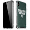 Michigan State University Spartans Nation iPhone X/XS Clear Case