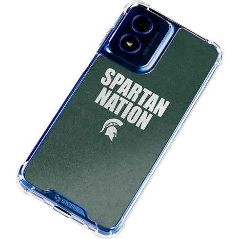 Michigan State University Spartans Nation Moto G 5G (2024) Clear Case