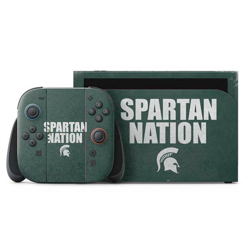 Michigan State University Spartans Nation Nintendo Skins