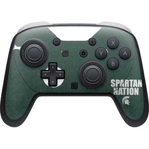 Michigan State University Spartans Nation Nintendo Switch 2 (2025) Pro Controller Skin