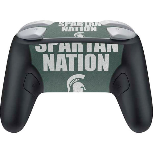 Michigan State University Spartans Nation Nintendo Switch 2 (2025) Pro Controller Skin