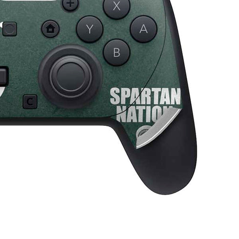 Michigan State University Spartans Nation Nintendo Switch 2 (2025) Pro Controller Skin
